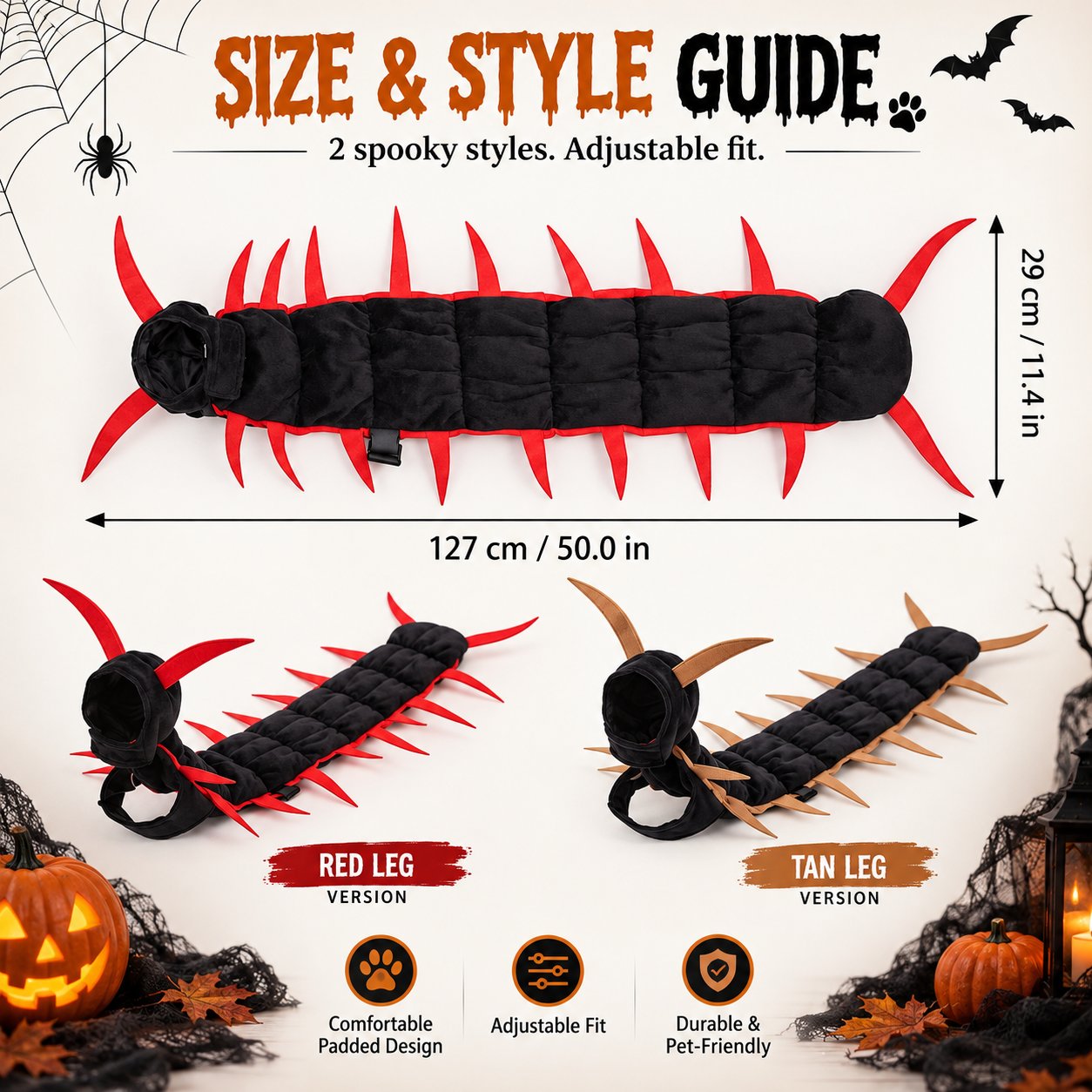 😹 Giant Centipede Cat Costume — Creepy Until It Starts Walking