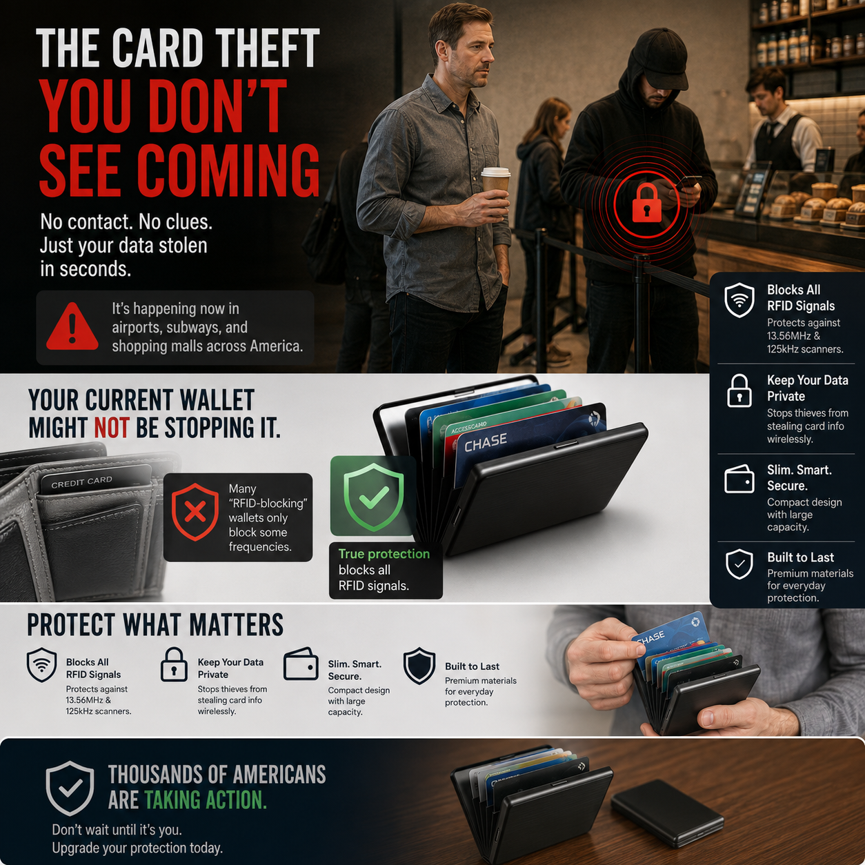 🔥LAST DAY SALE 49% OFF-💳Anti-Scan RFID Blocking Card Holder
