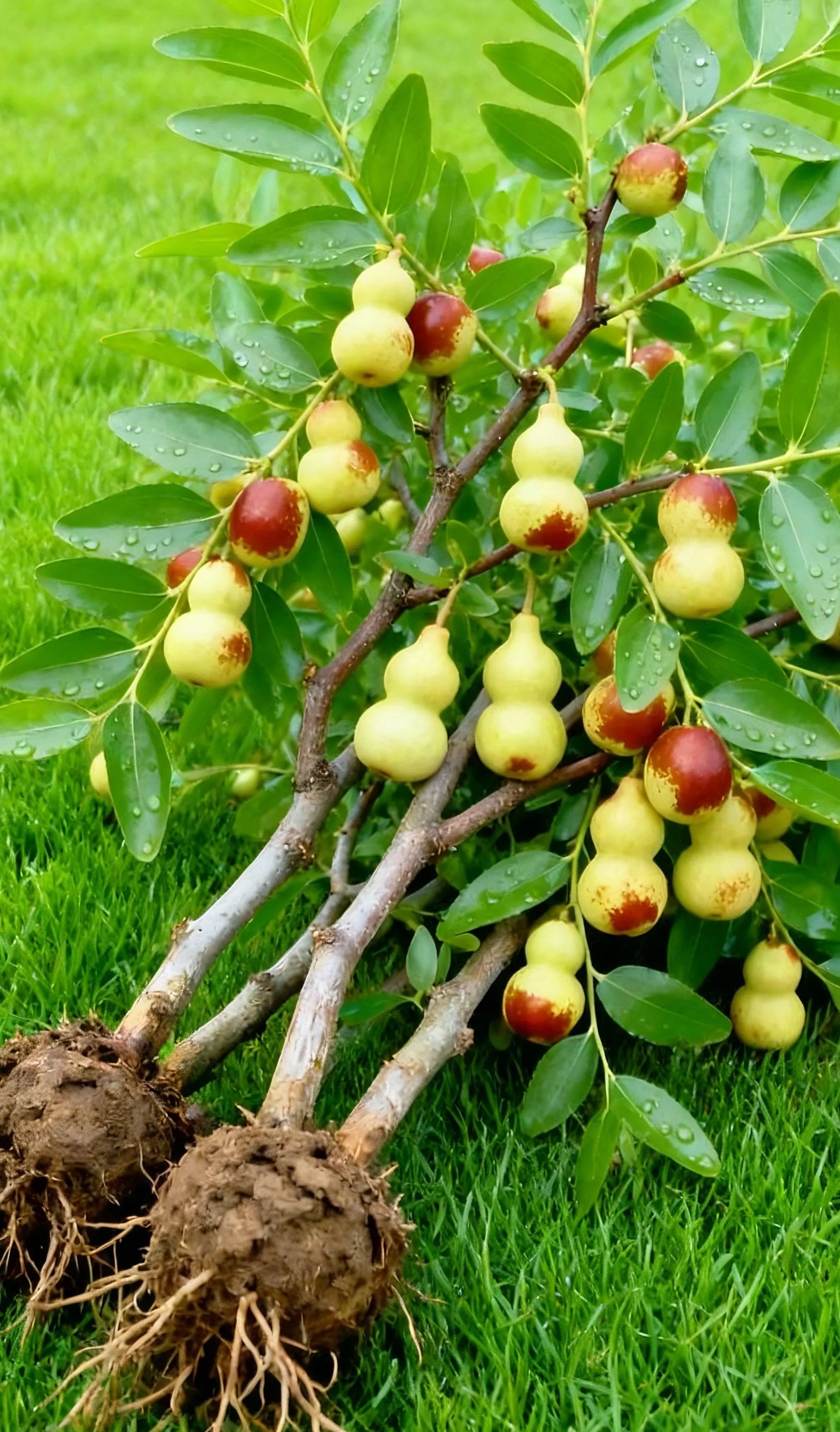 🌿 Semená vzácneho jujubového stromu v tvare tekvice – Plody majú tvar tekvice a sladkú a chrumkavú chuť.