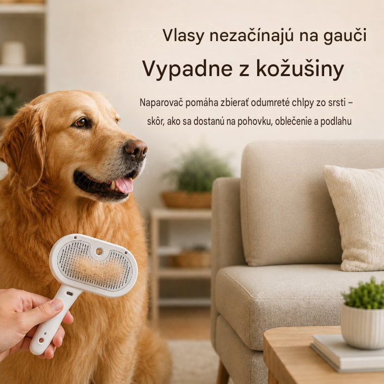 🐕Naparovací hrebeň pre domáce zvieratá – jednoduchý spôsob, ako znížiť vypadávanie srsti doma🐾