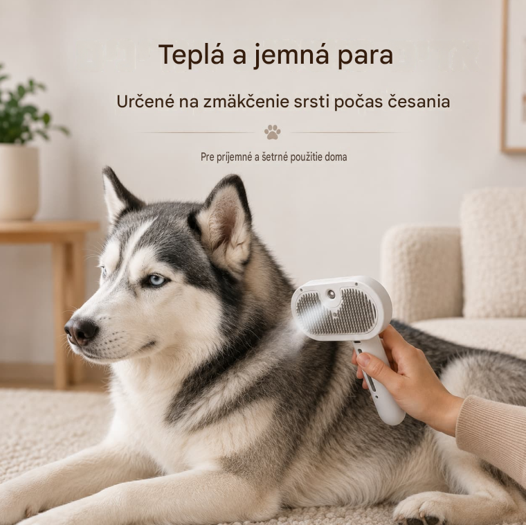 🐕Naparovací hrebeň pre domáce zvieratá – jednoduchý spôsob, ako znížiť vypadávanie srsti doma🐾