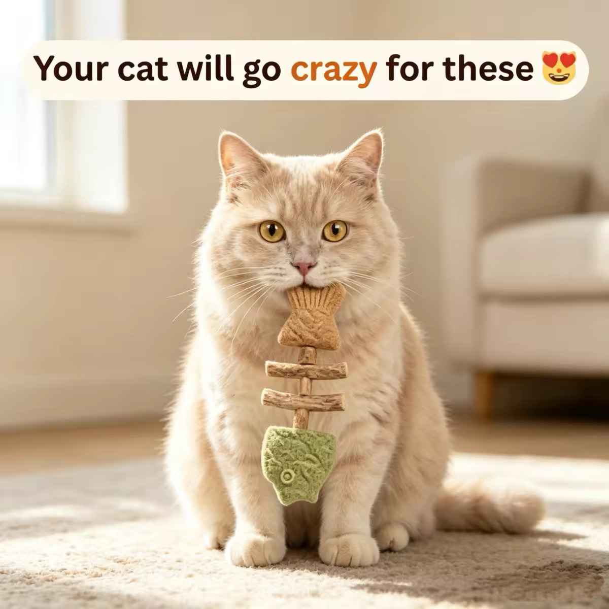 🔥Day Sale 50% OFF-Catnip & Silvervine Chew