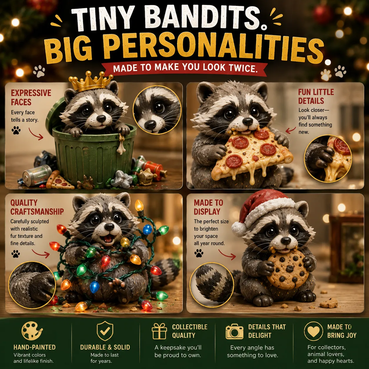Backyard Bandits mystery raccoon collection