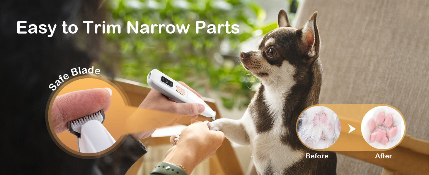 Easy to Trim Narrow Parts