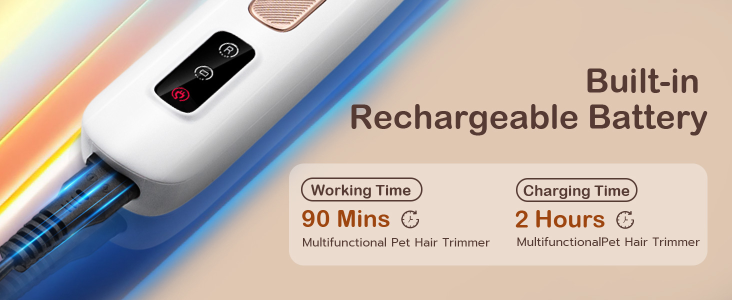 Built-in Rechargeable Battery
