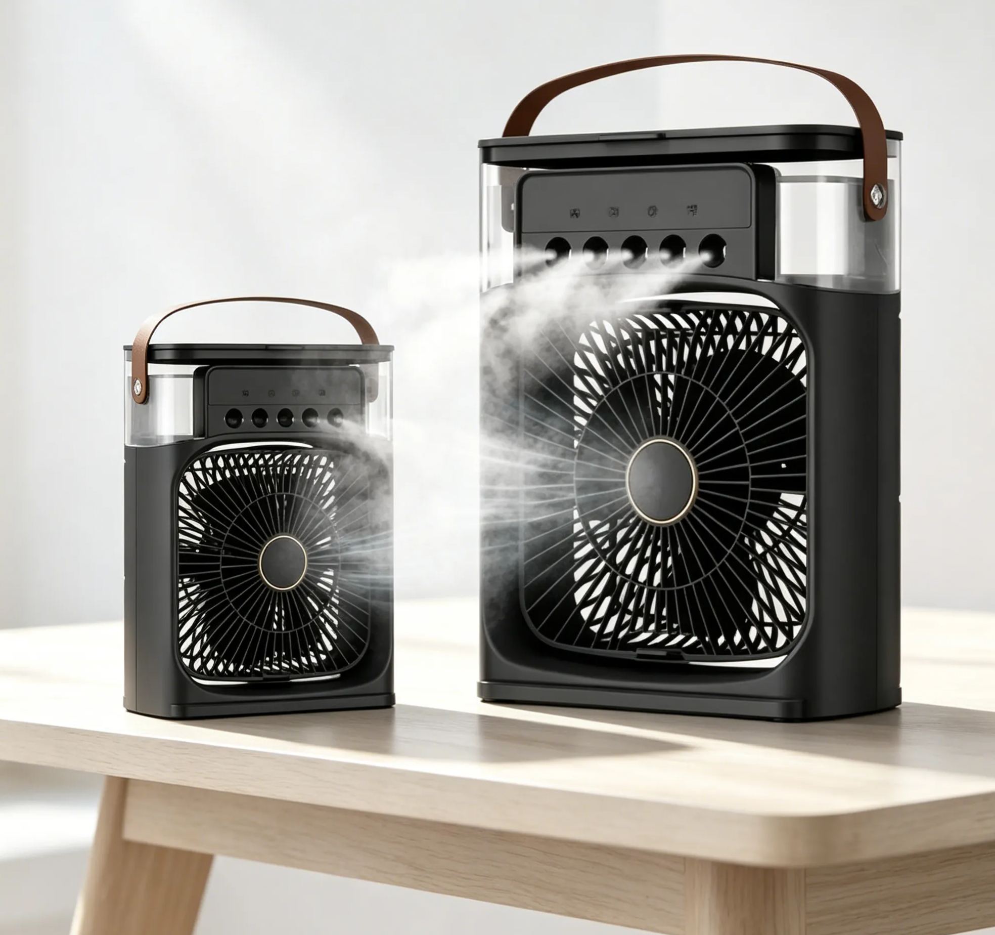 ❄️Portable Cooling Fan with Water Tank, Fragrance & Mosquito Defense