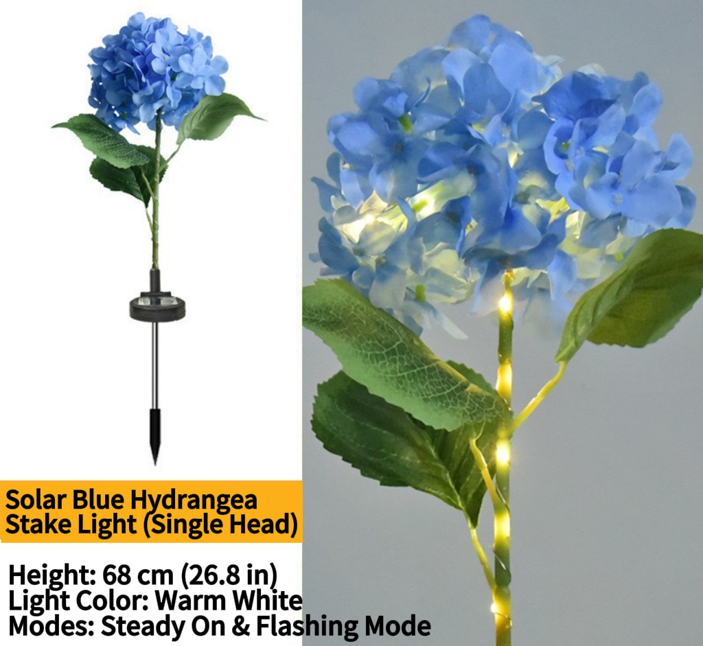 🔥Last Day 70% OFF-LED Solar Flower Lights Rhododendron Outdoor Simulated Flower Lamp