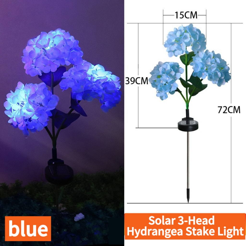 🔥Last Day 70% OFF-LED Solar Flower Lights Rhododendron Outdoor Simulated Flower Lamp