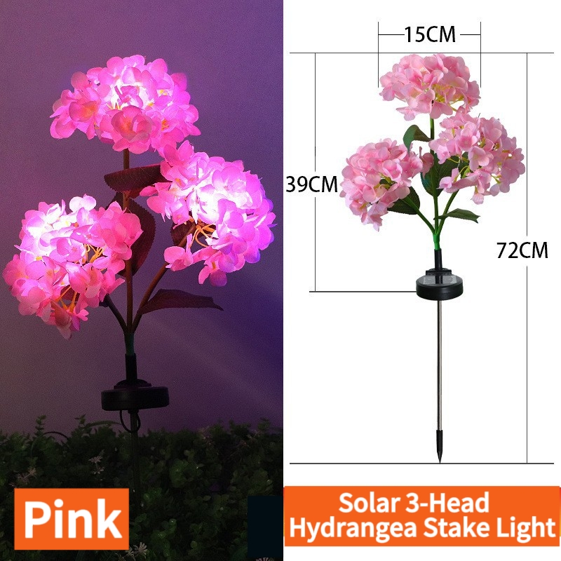 🔥Last Day 70% OFF-LED Solar Flower Lights Rhododendron Outdoor Simulated Flower Lamp