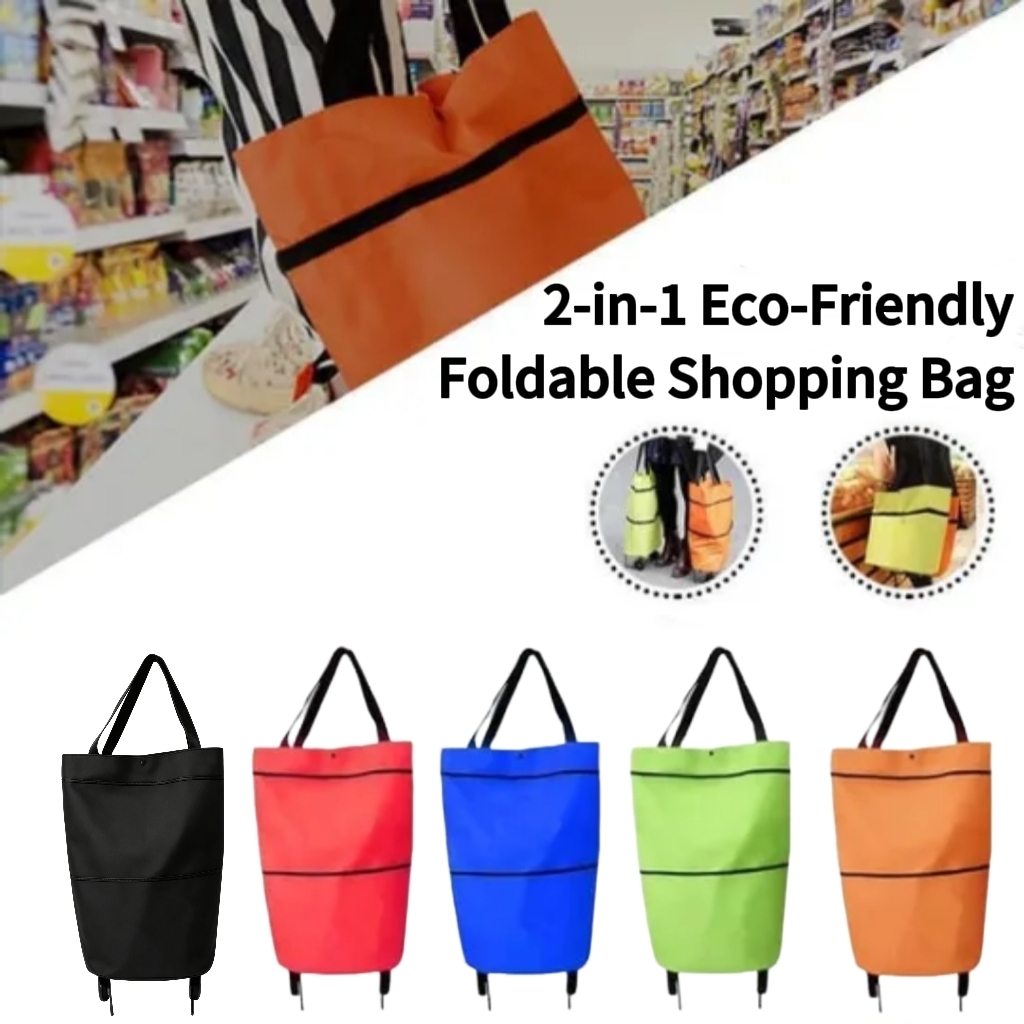 🔥2026 Hot Sale🔥2-in-1 Foldable Shopping Cart