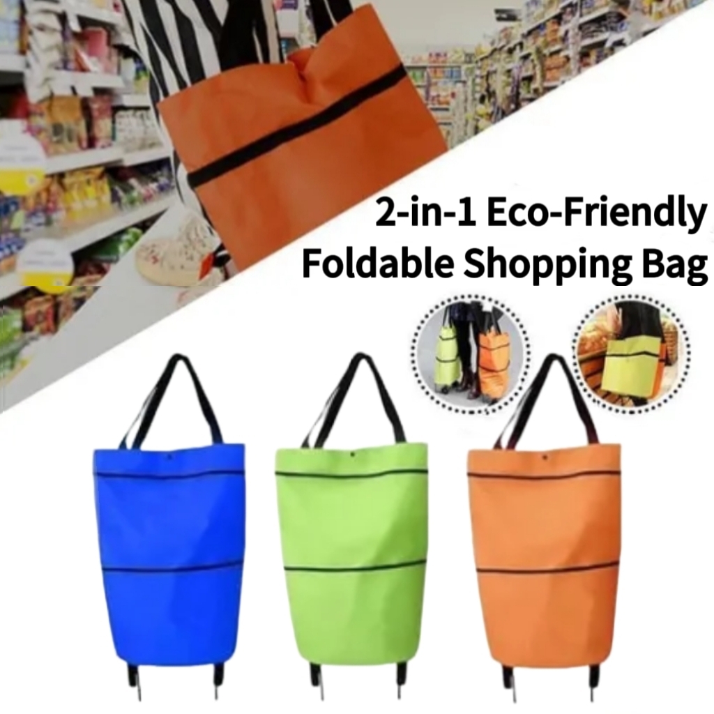 🔥2026 Hot Sale🔥2-in-1 Foldable Shopping Cart