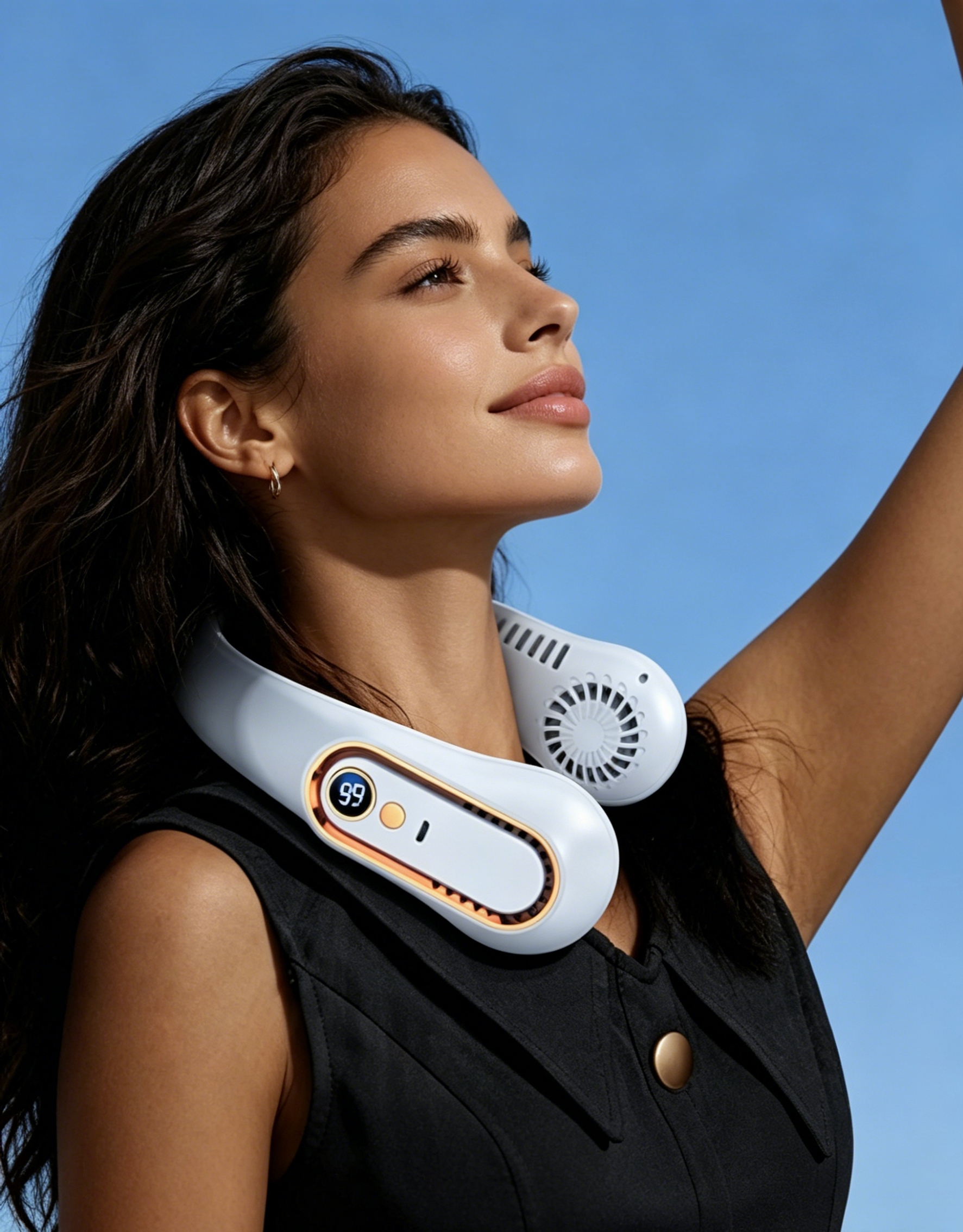 Portable Neck Fan – Rechargeable, Quiet, Mini for Home & Outdoors
