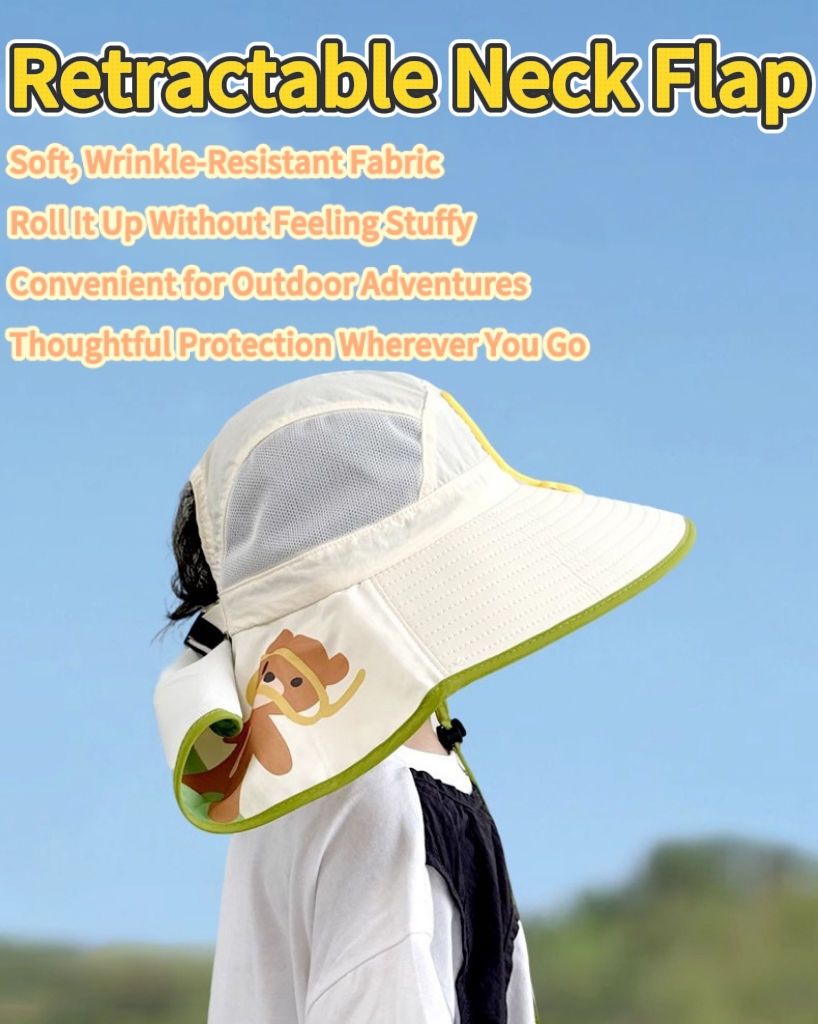 🌬️ Kids' Sun Hat with Built-In Fan Stay Cool, Stay Protected All Summer Long