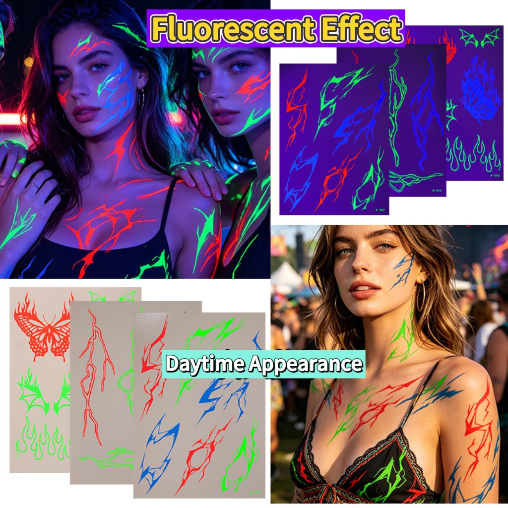 🎃 Halloween Must-Have Glow Temporary Tattoos
