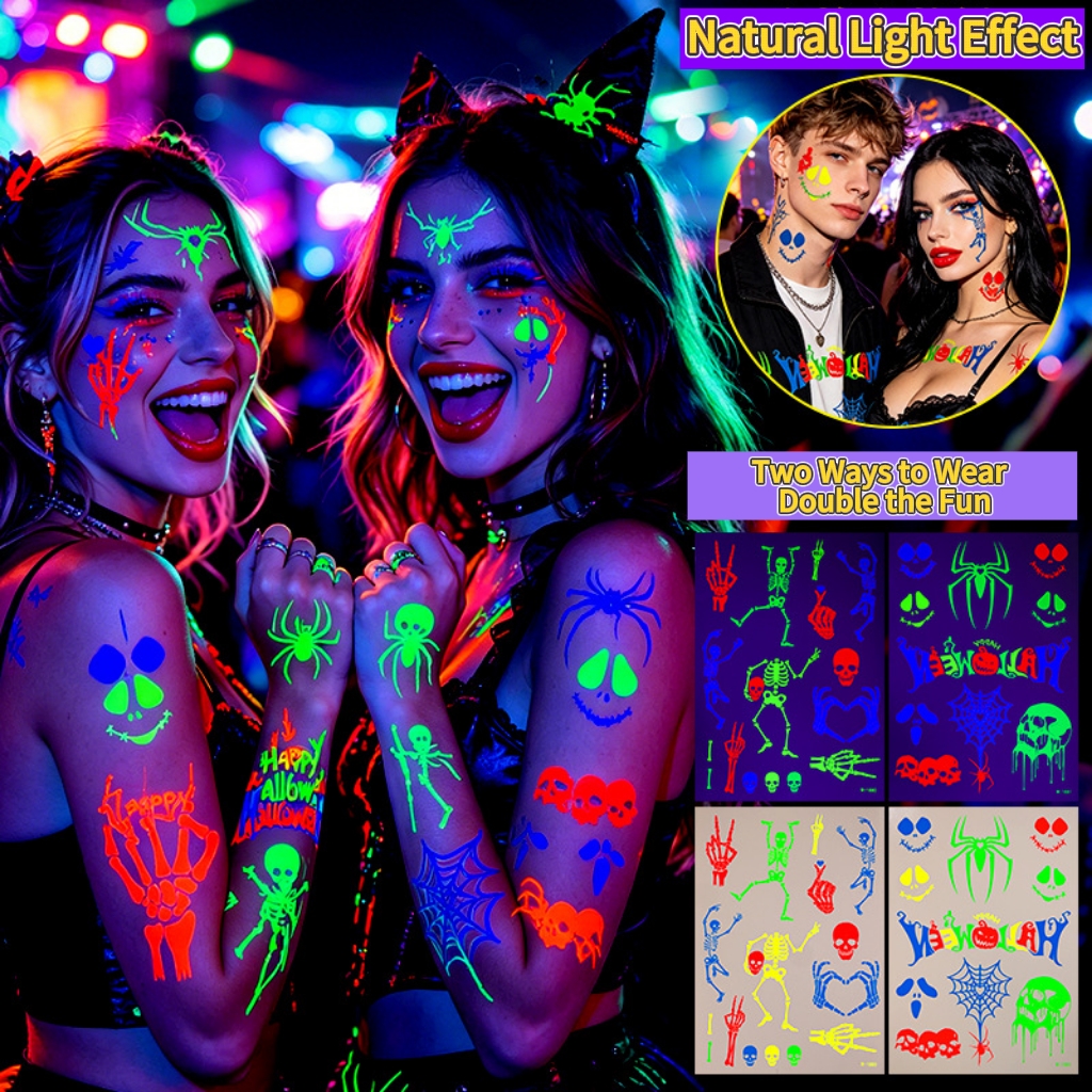 🎃 Halloween Must-Have Glow Temporary Tattoos