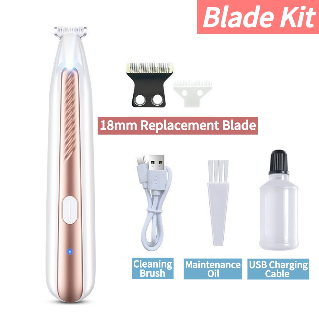 Pet Precision Trimmer for Dogs & Cats | Quiet, Waterproof & Rechargeable with LED Light