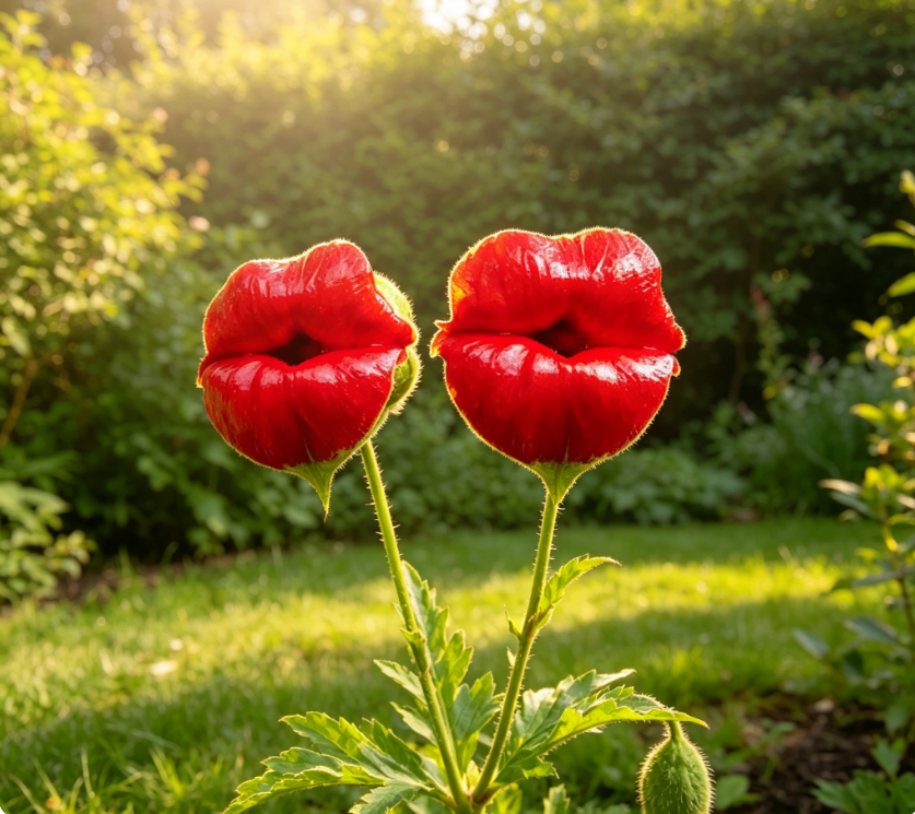 😘👄🫦🫦Red Lips Flower Psychotria Seeds
