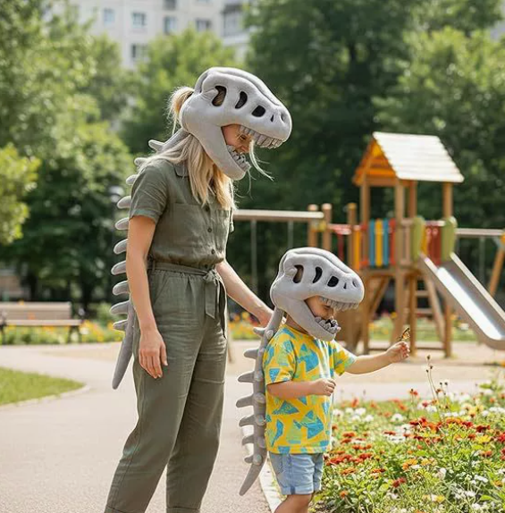 💀🐲🐉 🦖 Build Your Own Dino Family This Halloween!Dinosaur Skeleton Costume