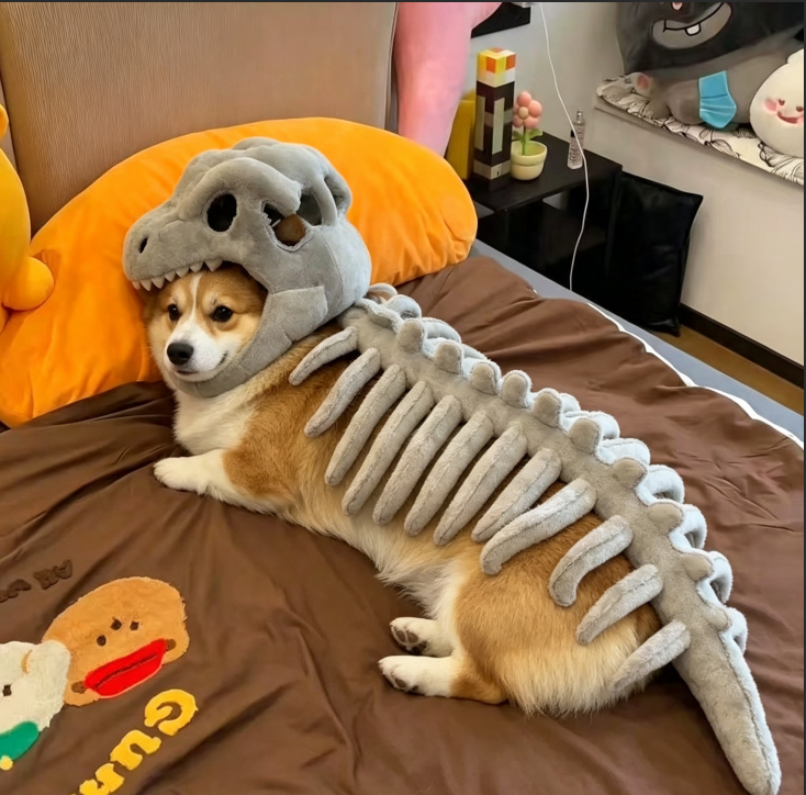 3D Dinosaur Costume 🦕 -🦖 Turn Your Pup Into the Cutest Dinosaur Ever!