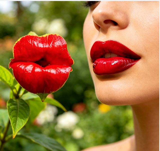 😘👄🫦🫦The Flower That Looks Like a Kiss--Red Lips Flower Psychotria Seeds