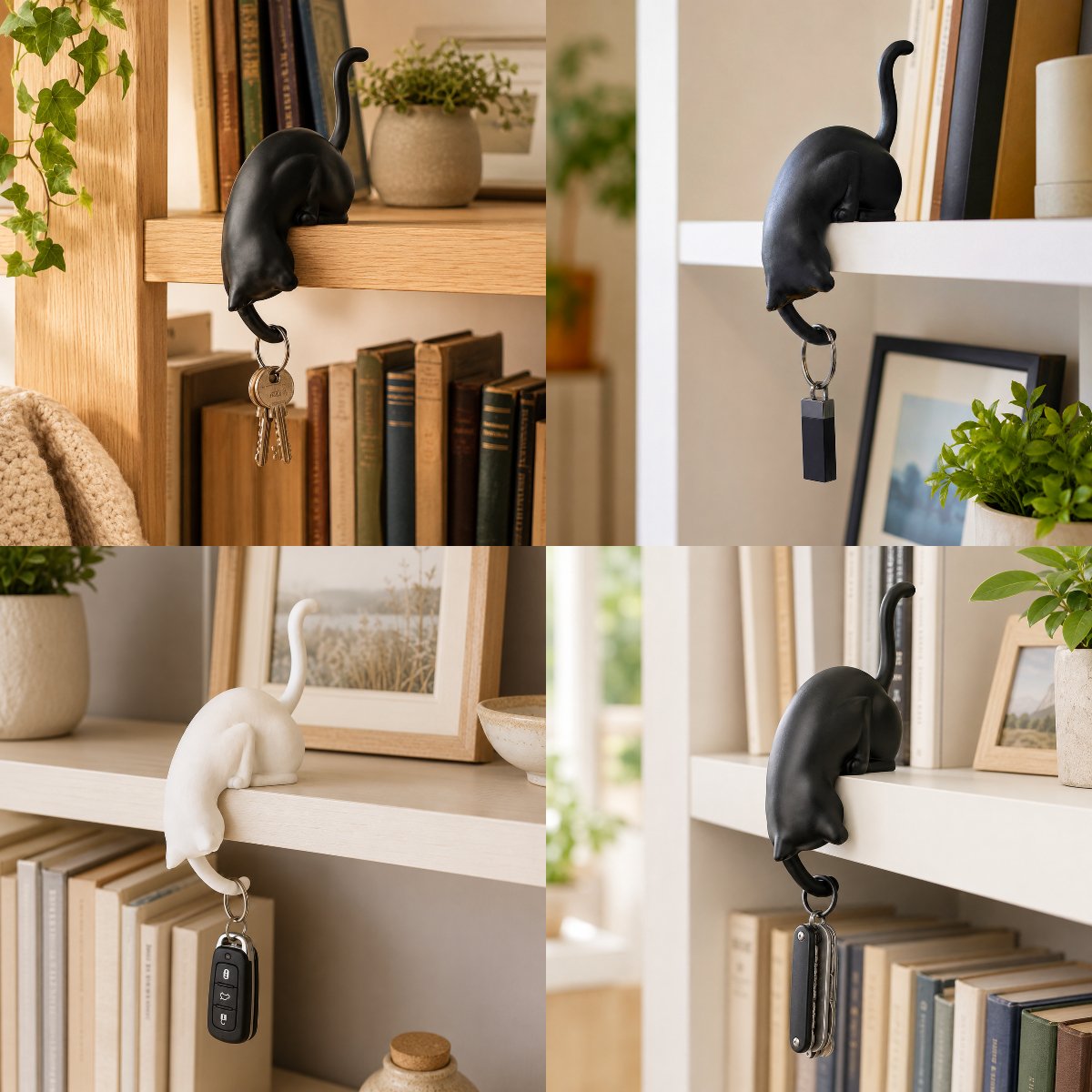 🐾🐾50% OFF 🐾Cat Shelf Hook with Vintage Lantern
