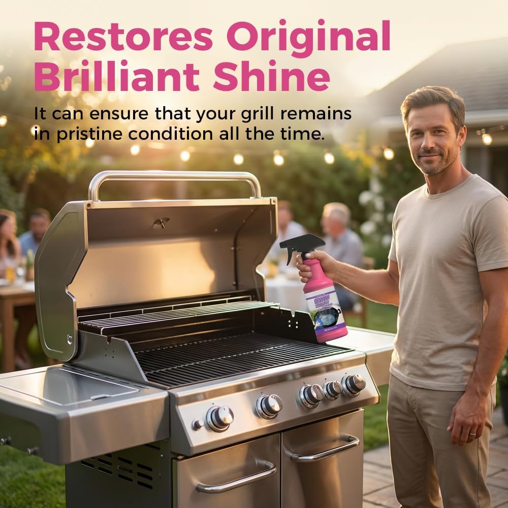 🧹🫧Ultimate BBQ Grill Cleaner – Tough on Grease, Safe on Grills