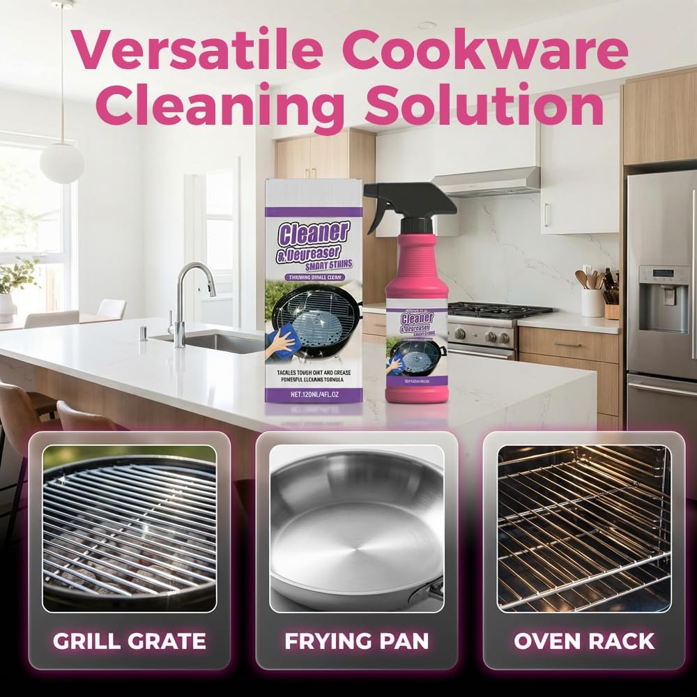 🧹🫧Ultimate BBQ Grill Cleaner – Tough on Grease, Safe on Grills