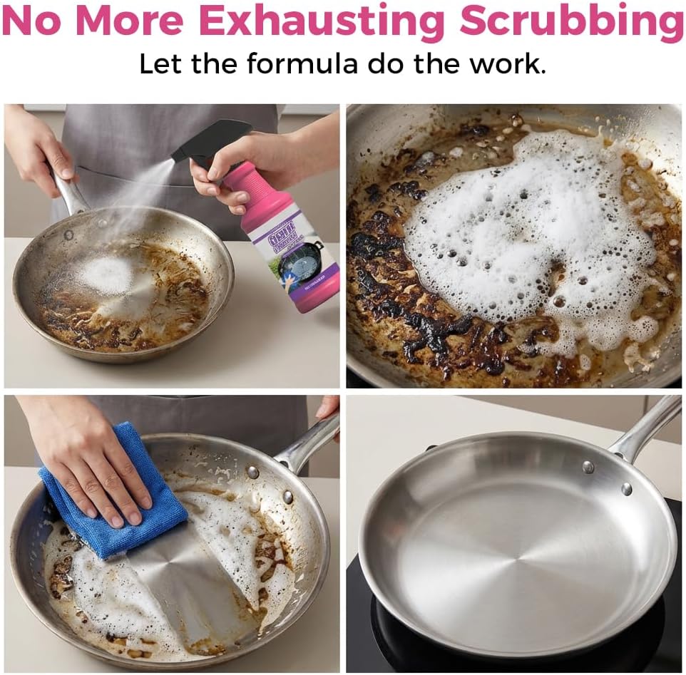 🧹🫧Ultimate BBQ Grill Cleaner – Tough on Grease, Safe on Grills