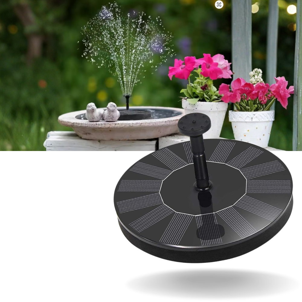 Solar water fountain | Floating solar fountain | Garden water pump solar - Ozerty Instant Charm Garden Floating Solar Fountain - Ozerty