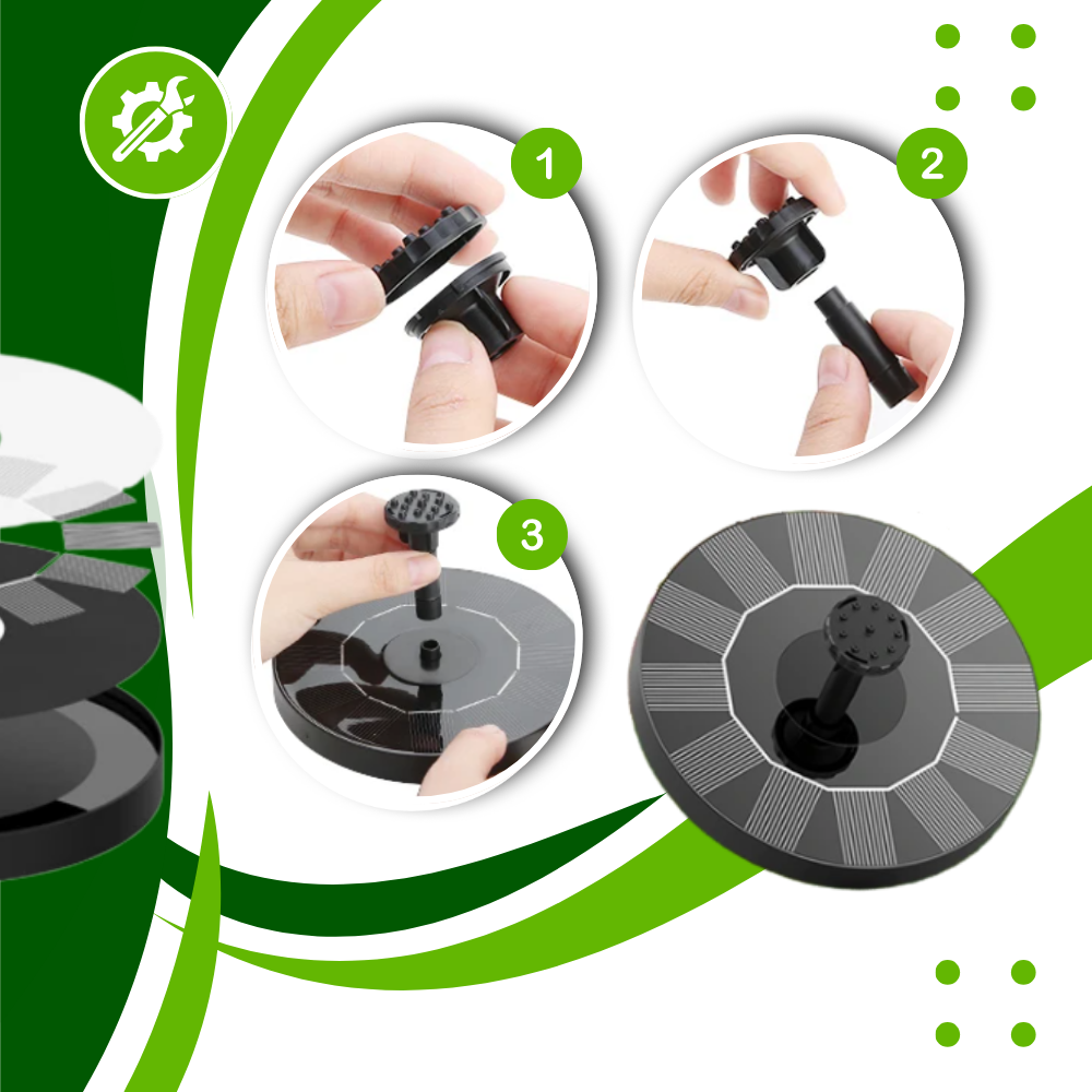 Solar water fountain | Floating solar fountain | Garden water pump solar - Simple Pleasure of an Effortless Upgrade - Ozerty Instant Charm Garden Floating Solar Fountain - Simple Pleasure of an Effortless Upgrade - Ozerty
