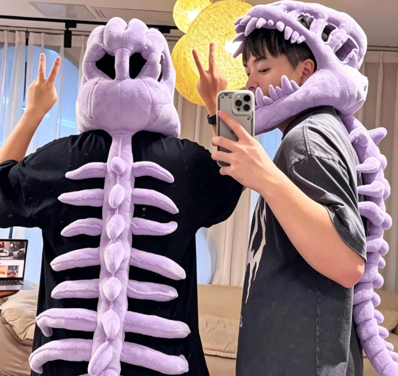 💀 🦖 Build Your Own Dino Family This Halloween!Dinosaur Skeleton Costume
