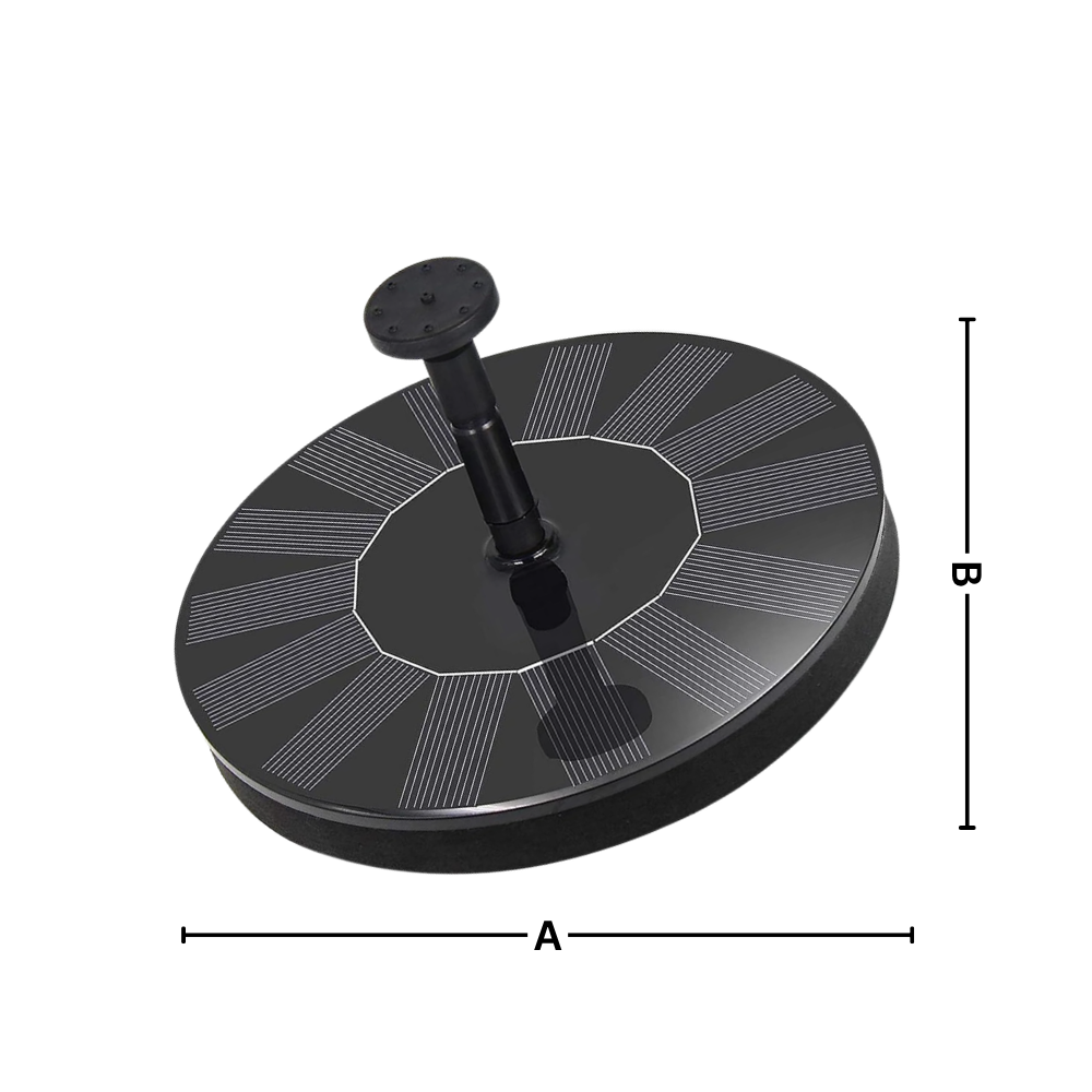 Solar water fountain | Floating solar fountain | Garden water pump solar - Technical characteristics - Ozerty Instant Charm Garden Floating Solar Fountain - Technical characteristics - Ozerty
