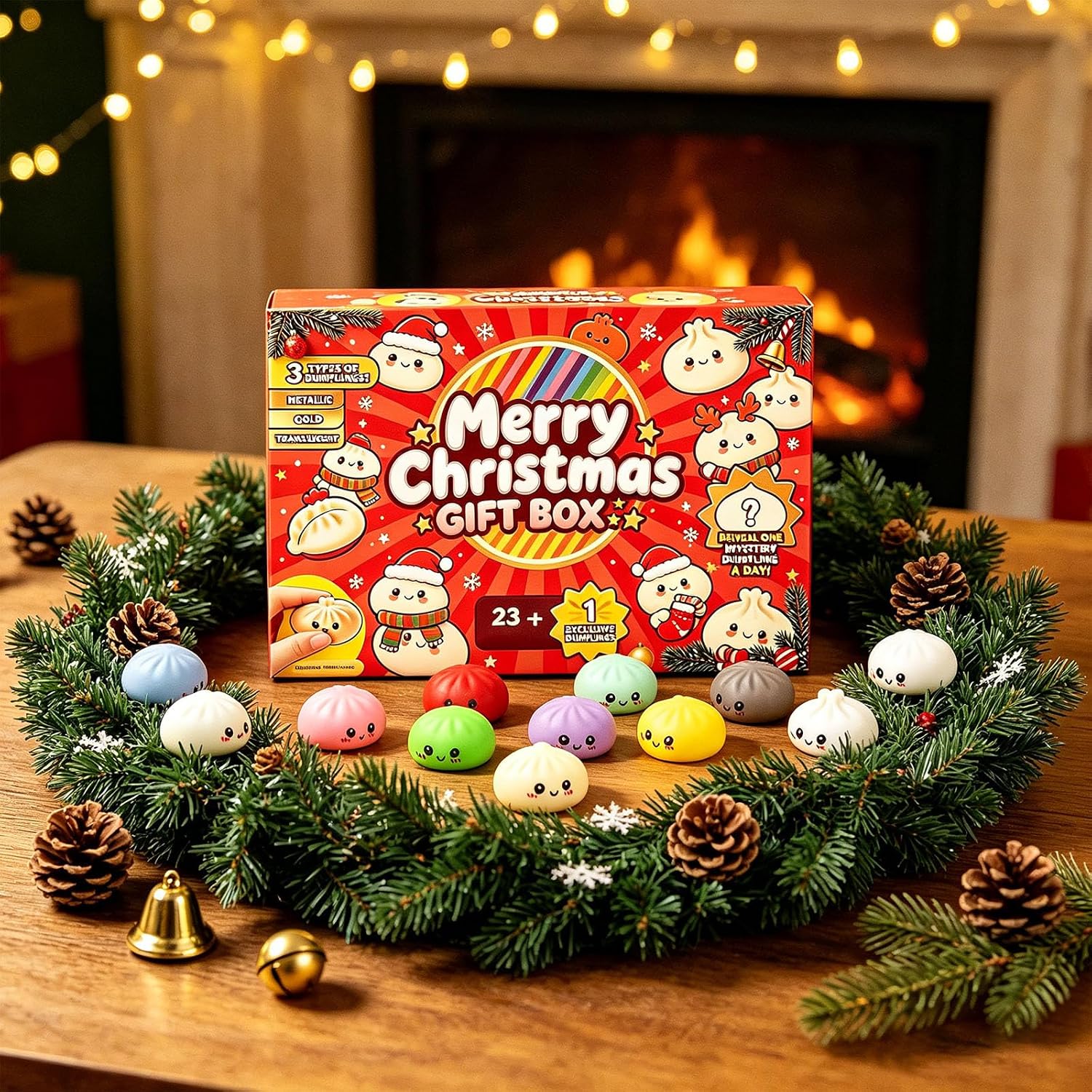 🎄 24-Day Squishy Christmas Advent Calendar – 24 Fun Holiday Surprises