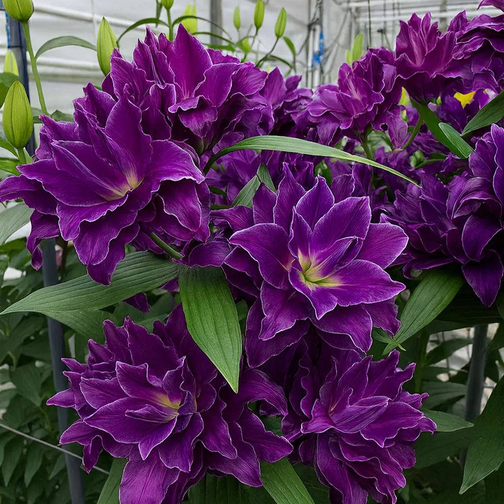 🌸 Double-Petaled Bicolor Fragrant Lily Bulbs – Sweet-Scented Blooms for a Stunning Garden