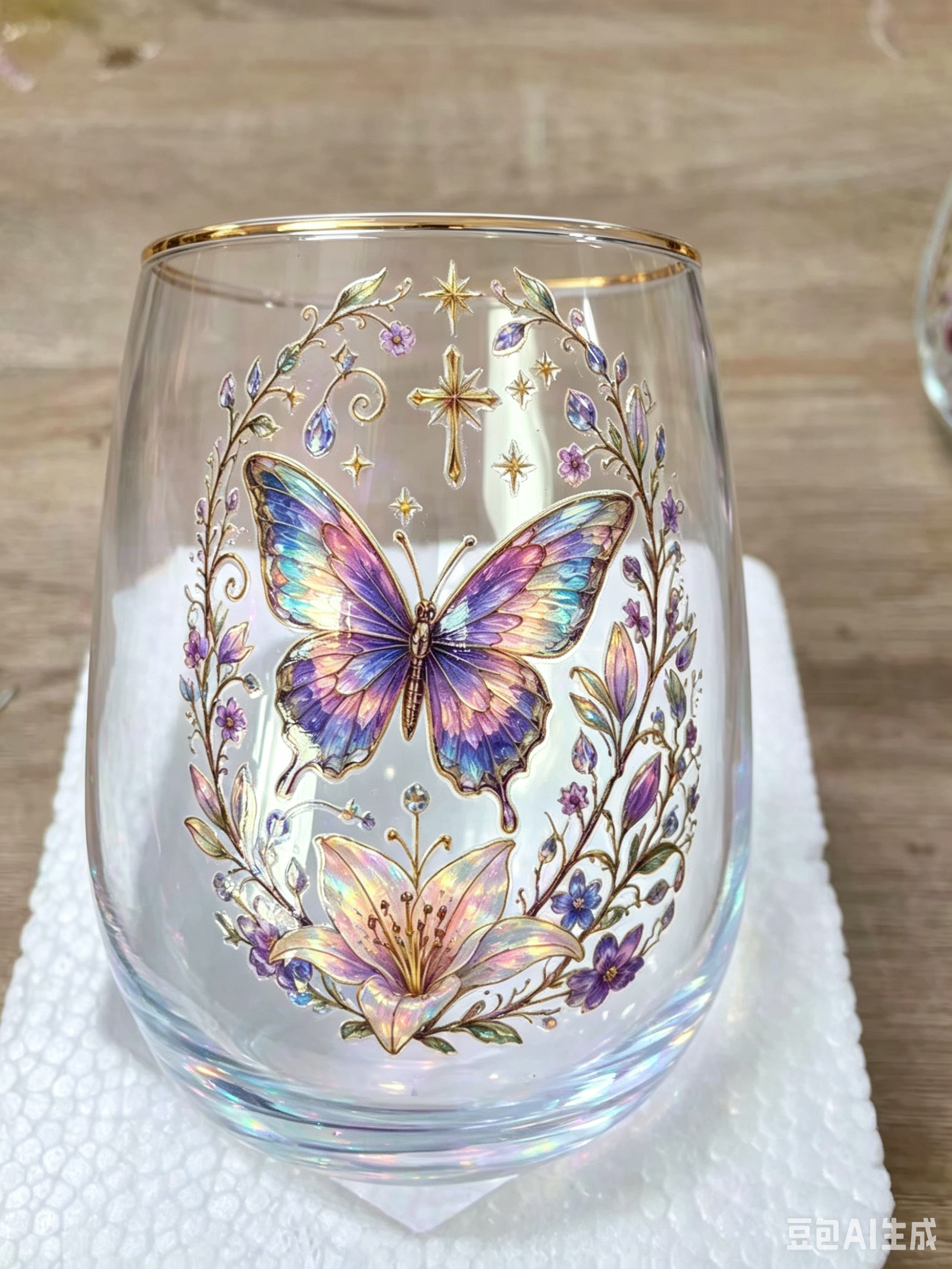 🌸🌿 Limited Edition 2026 Garden Morning Bliss Glass Tea Cup☀️☕