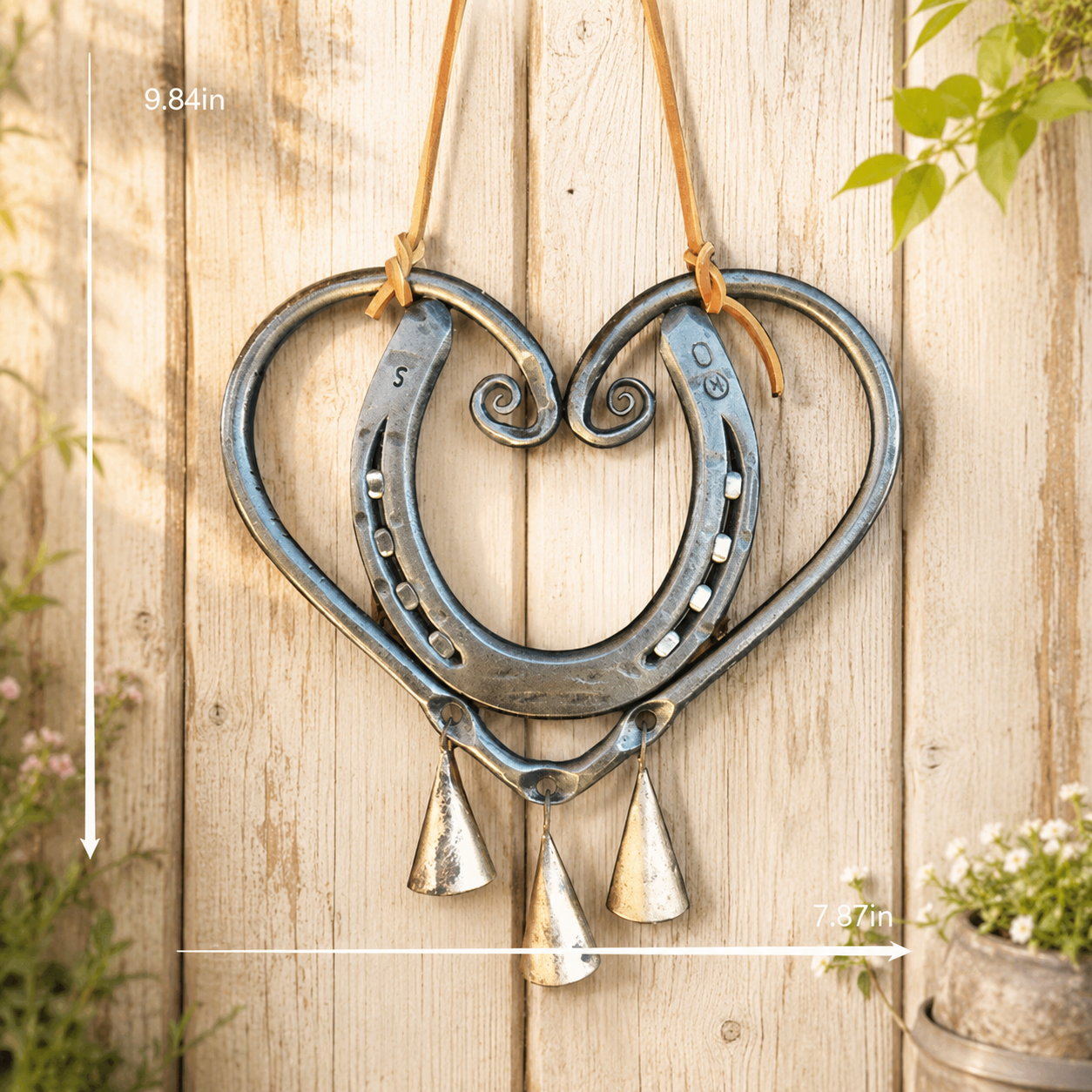 💥 At least 50% off🔥The Horseshoe Heart Wind Chime ❤🐎