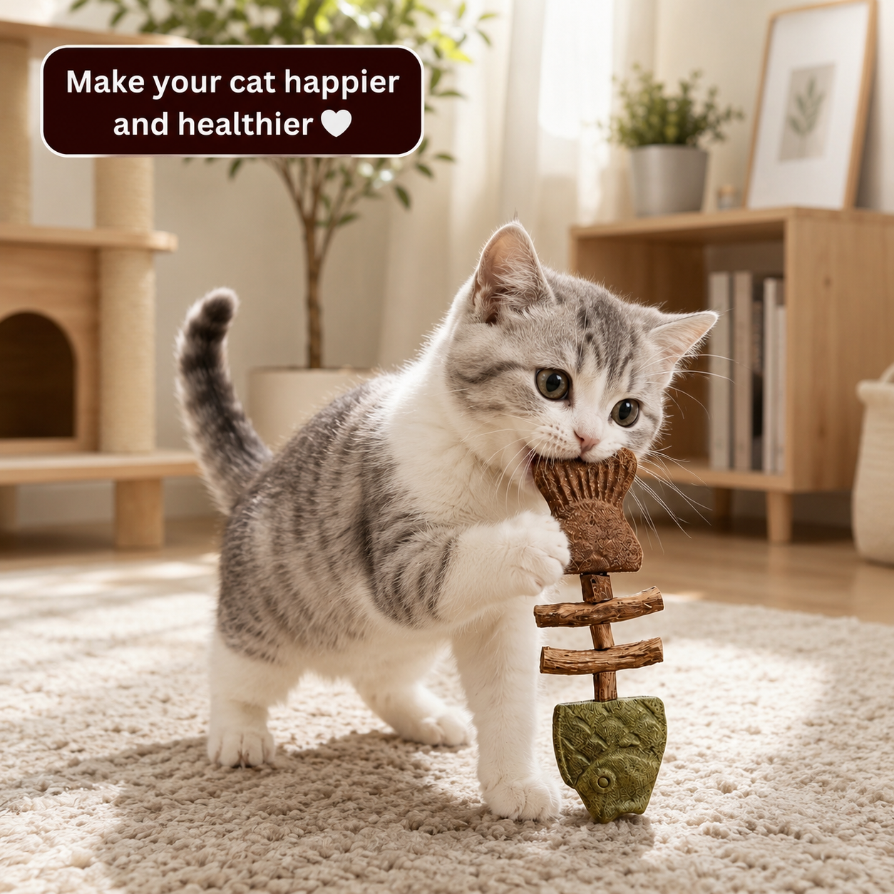 Catnip & Silvervine Chew