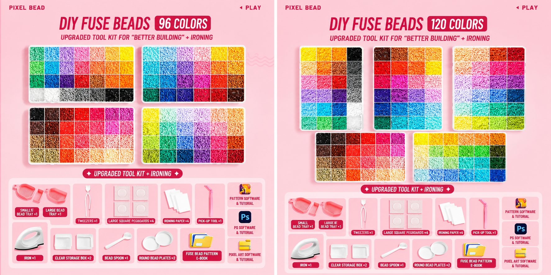 🔥✨60% OFF Special Deal✨🔥 Fun Perler Bead Craft Kit 🧩🐾