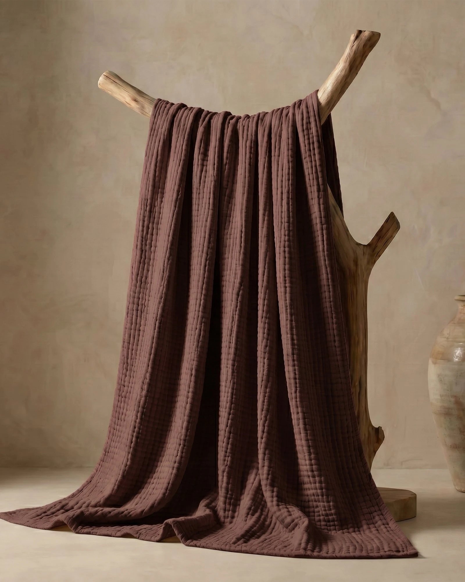 ☁️ Soft & Breathable Muslin Cotton Blanket