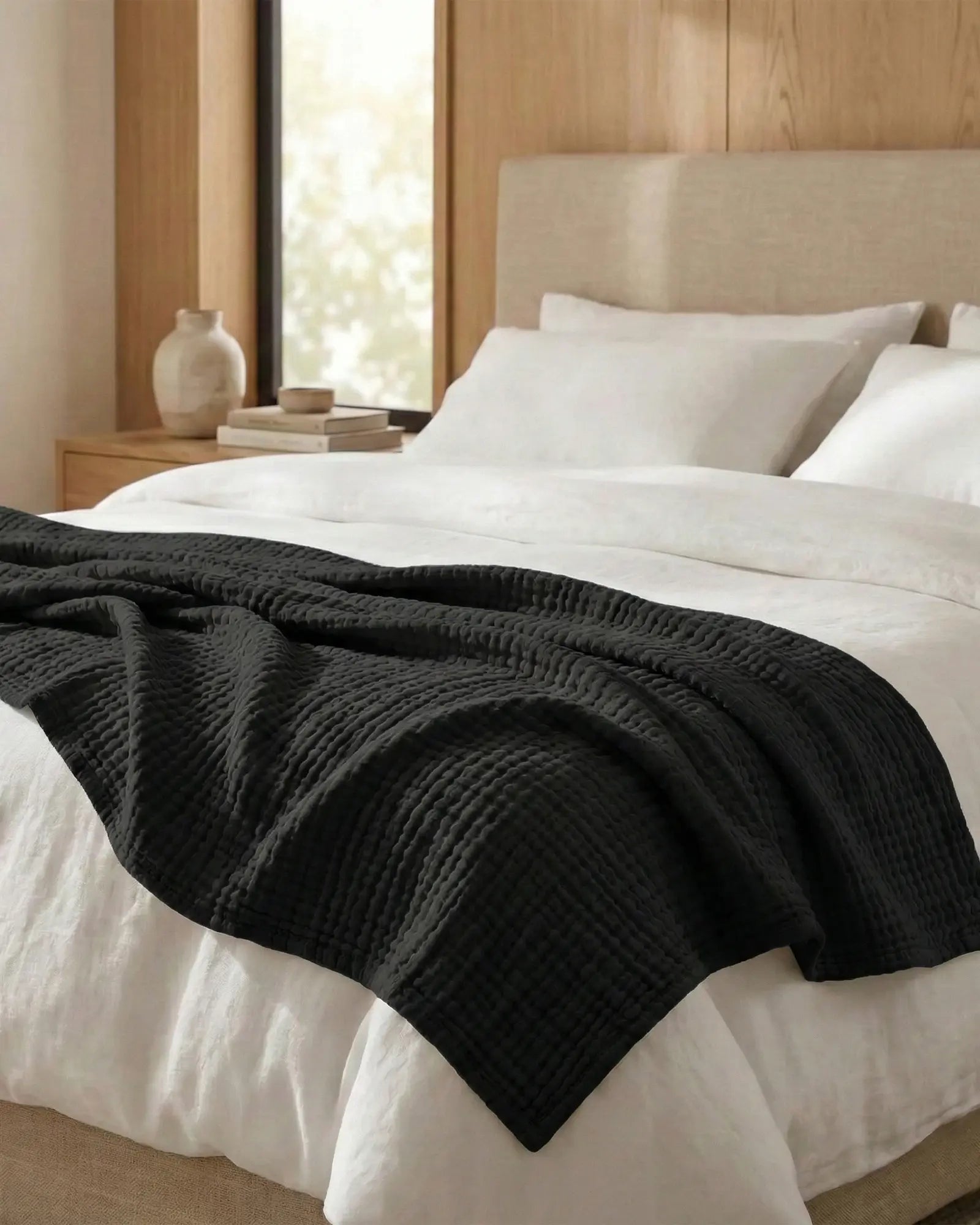 ☁️ Soft & Breathable Muslin Cotton Blanket