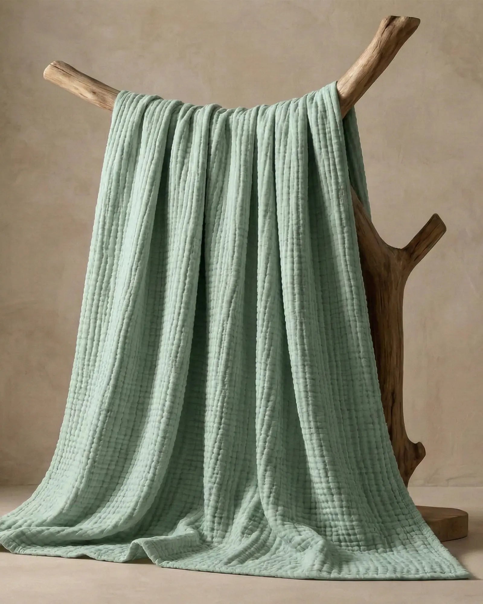 ☁️ Soft & Breathable Muslin Cotton Blanket