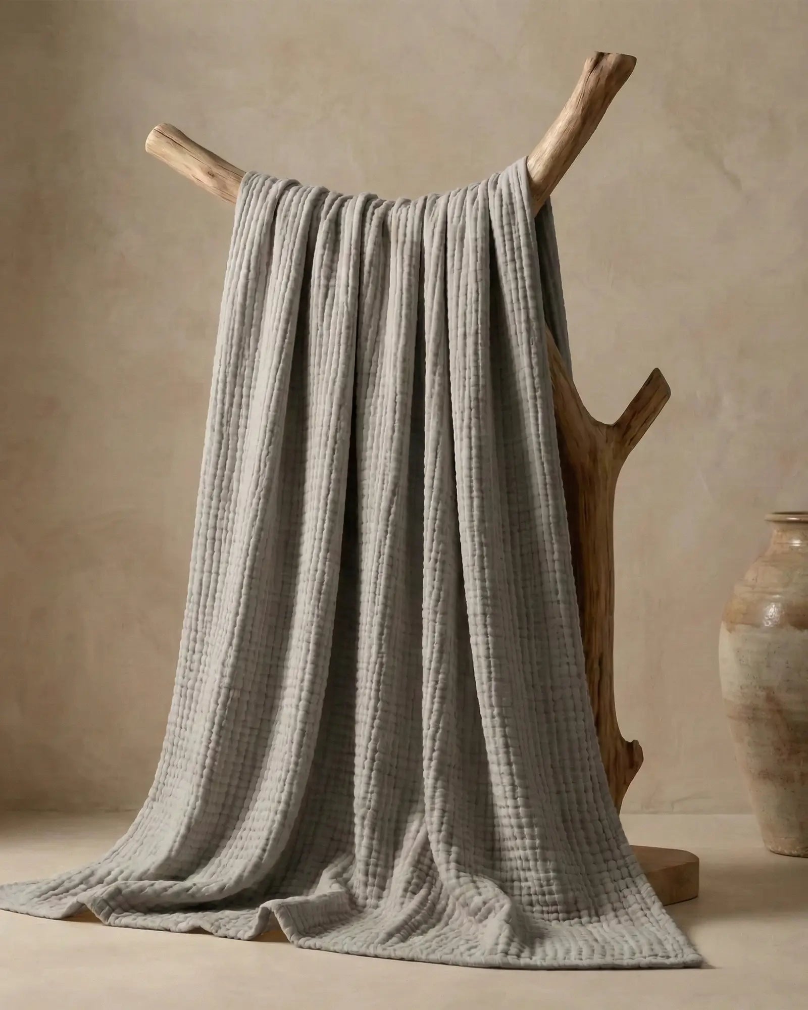 ☁️ Soft & Breathable Muslin Cotton Blanket