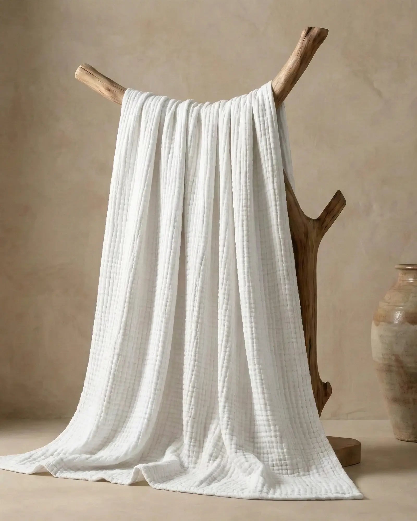 ☁️ Soft & Breathable Muslin Cotton Blanket