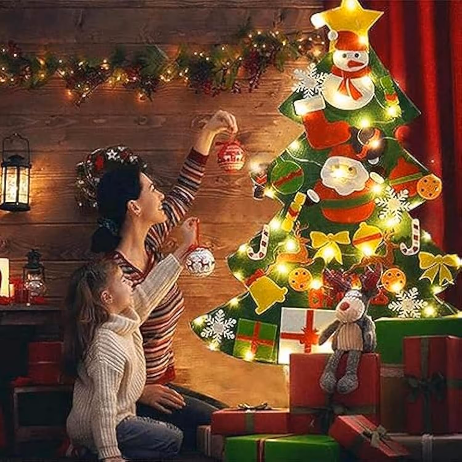 🎄Interactive Felt Christmas Tree for Kids🎄