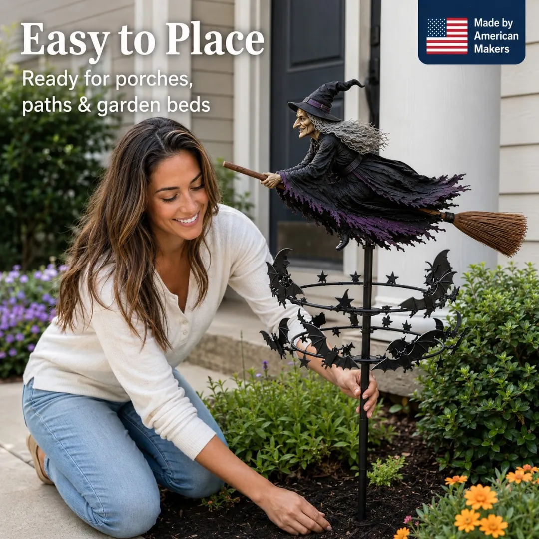 The Enchanted Witch Garden Wind Spinner👻👻👻