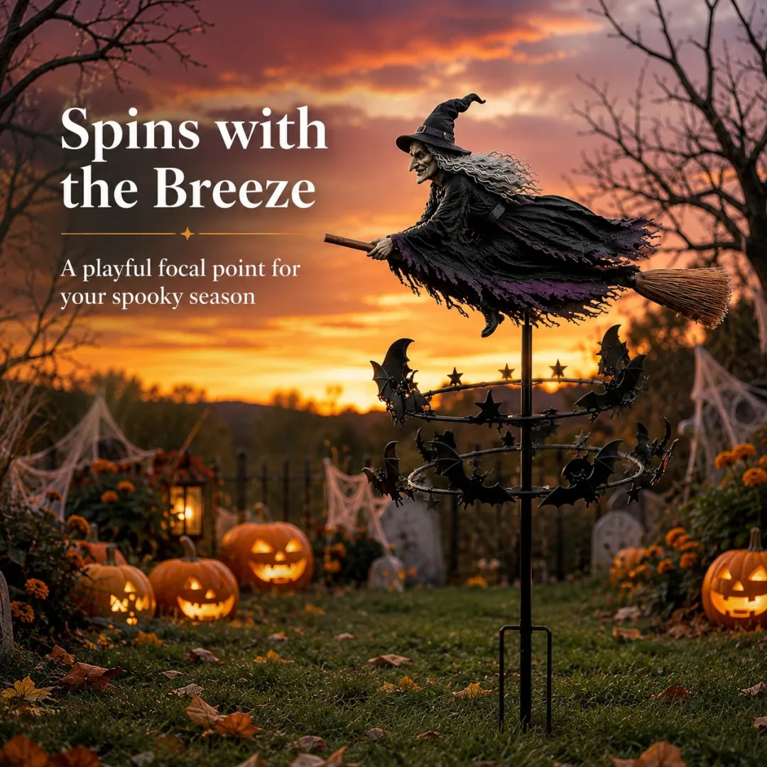 The Enchanted Witch Garden Wind Spinner👻👻👻