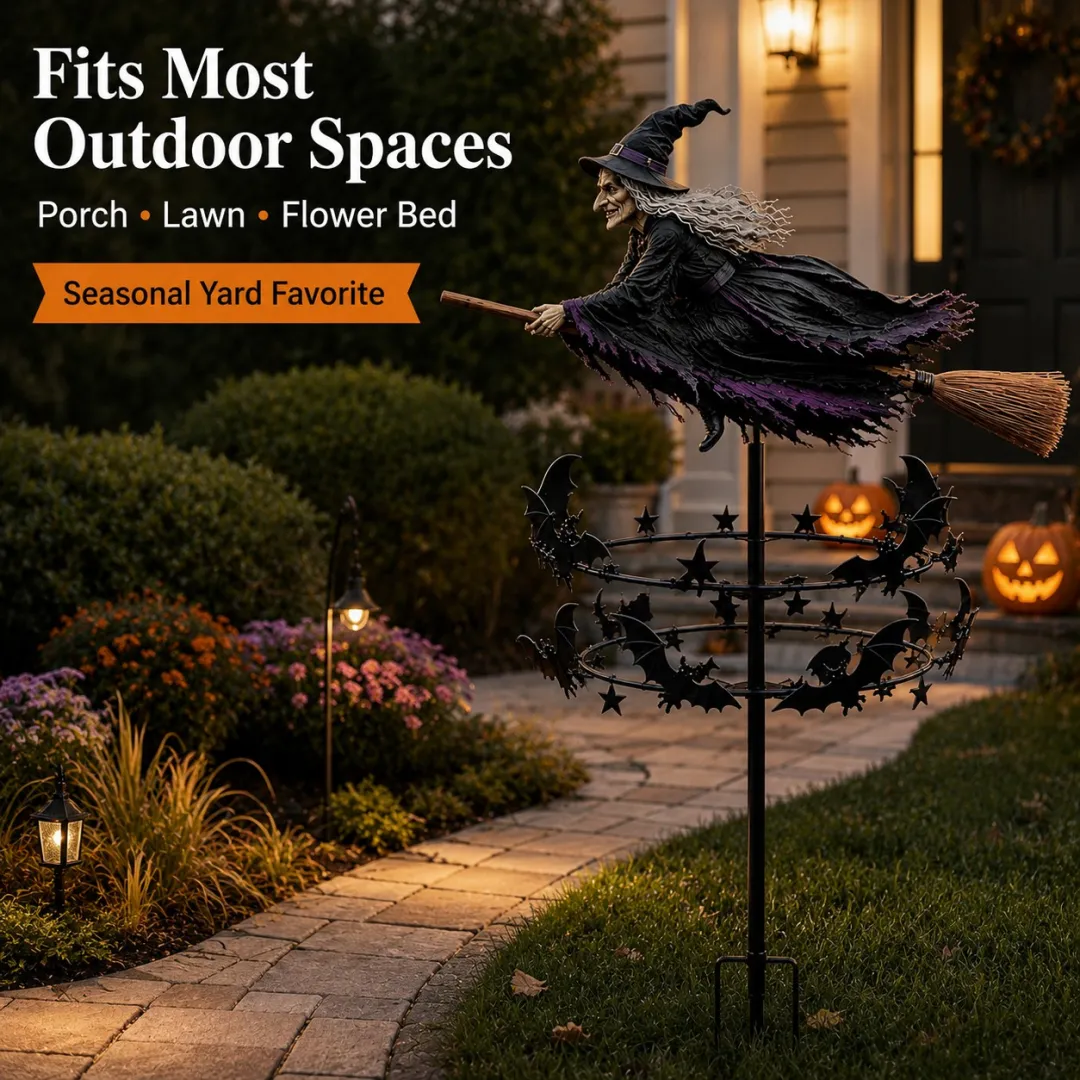 The Enchanted Witch Garden Wind Spinner👻👻👻