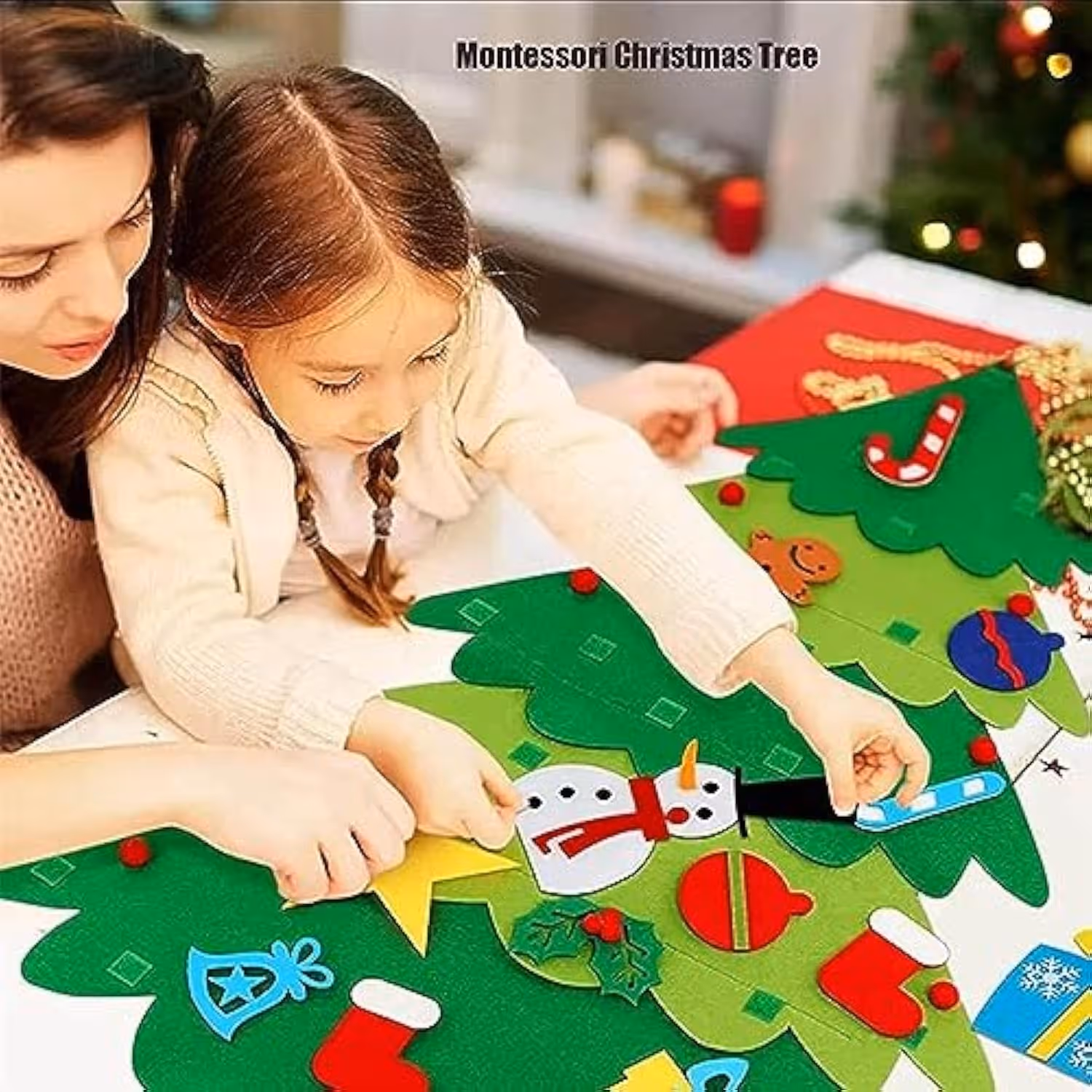 🎄Interactive Felt Christmas Tree for Kids🎄