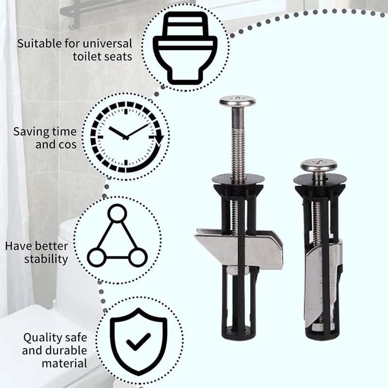 🔥Last Day 49% OFF -🔥Heavy Duty Toilet Seat Fastener Bolt kit