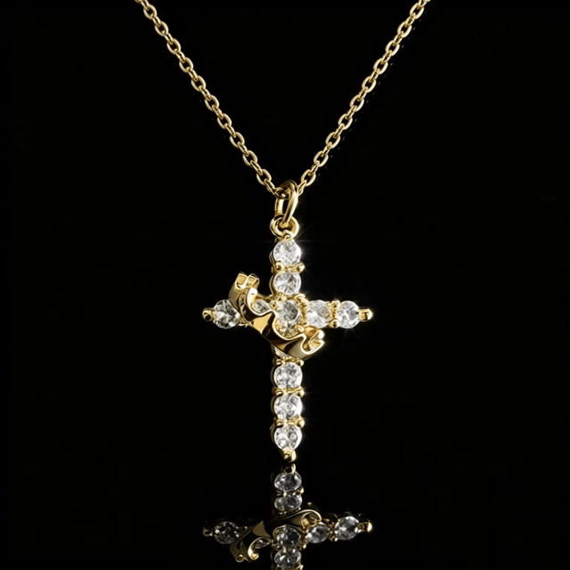 Buy 2 Get 1 Free 🎁  Cross & Crown Necklace